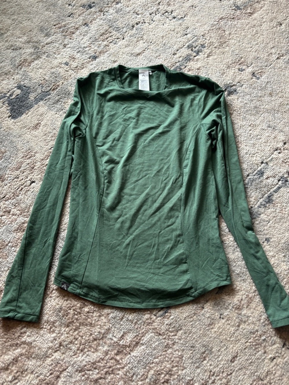 ONER Active Long-Sleeve Crewneck Women's Top - Green size Medium